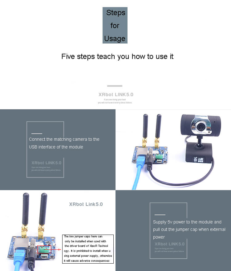 step for usage of antenna wifi module