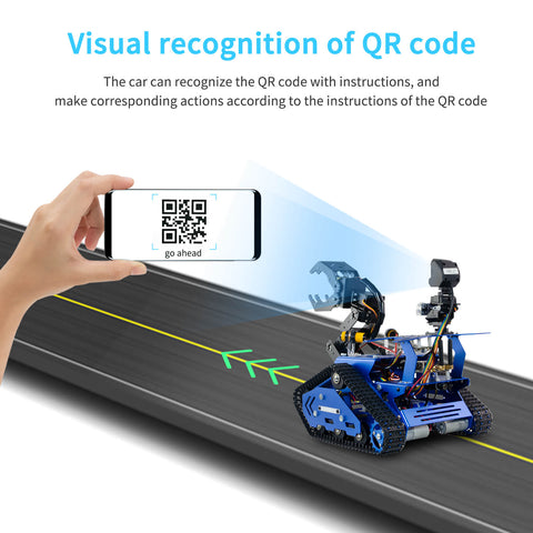 Visual recognition of QR code