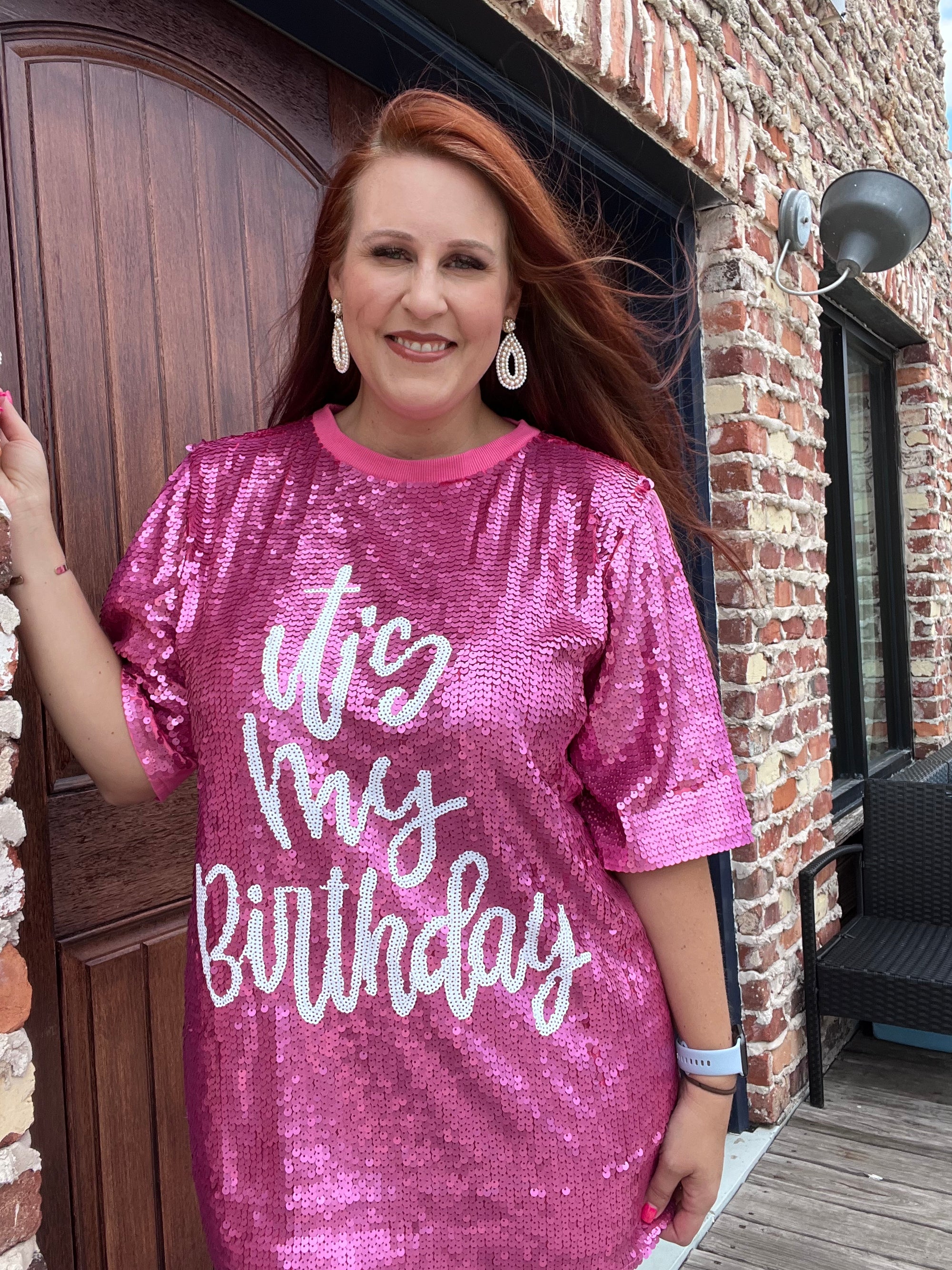 Its My birthday Sequin Shirt/Dress (ONE SIZE)