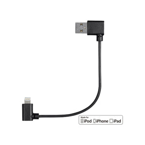 Short Right Angle Lightning to USB Cable – LightSpeed Automation