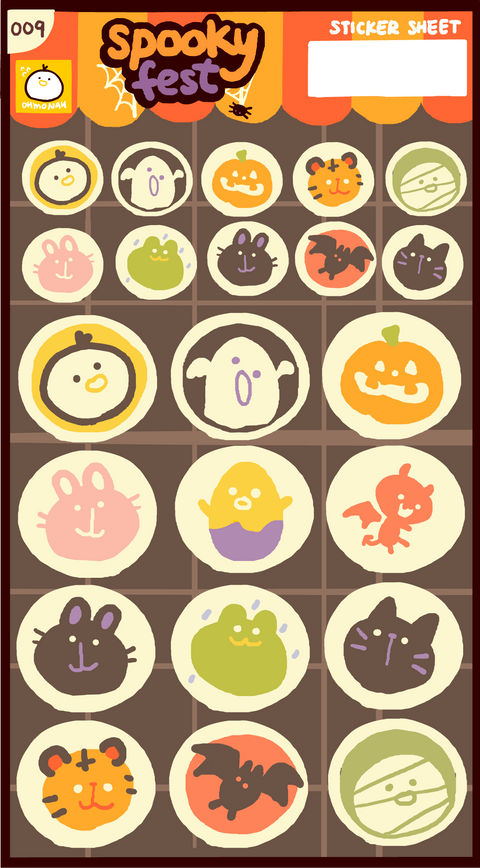 Waterproof Halloween Candy Polco Deco Vinyl Sticker Sheet - PLCD 001 –  Katnipp Studios