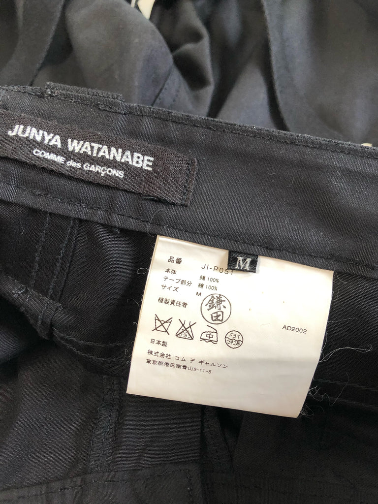 JUNYA WATANABE MAN【AD-2002】マルチジップ フレアパンツ かわいい