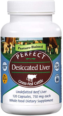 perfect supplements desiccated grass fed beef liver 