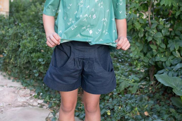 Fawn {Bubble & cuffed Shorts} – Violette Field Threads