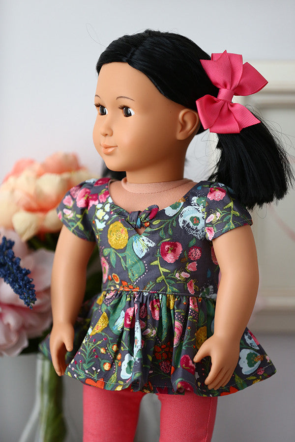 Charlie Doll Top Dress Violett