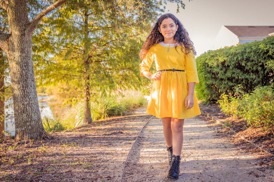 yellow dresses for tweens