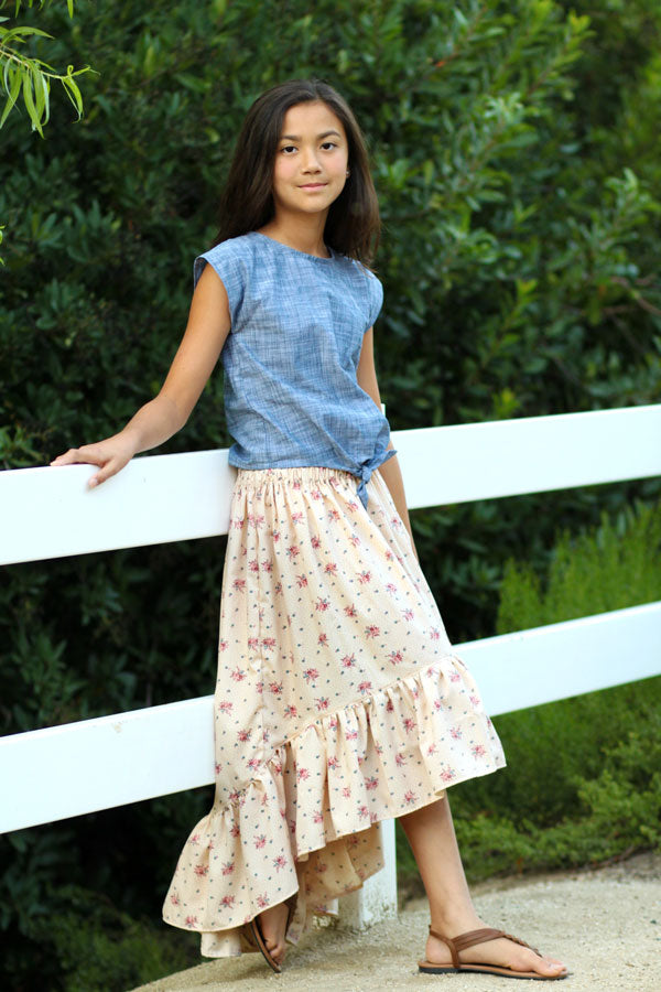 Clover Tween Top And Skirt Violette Field Threads