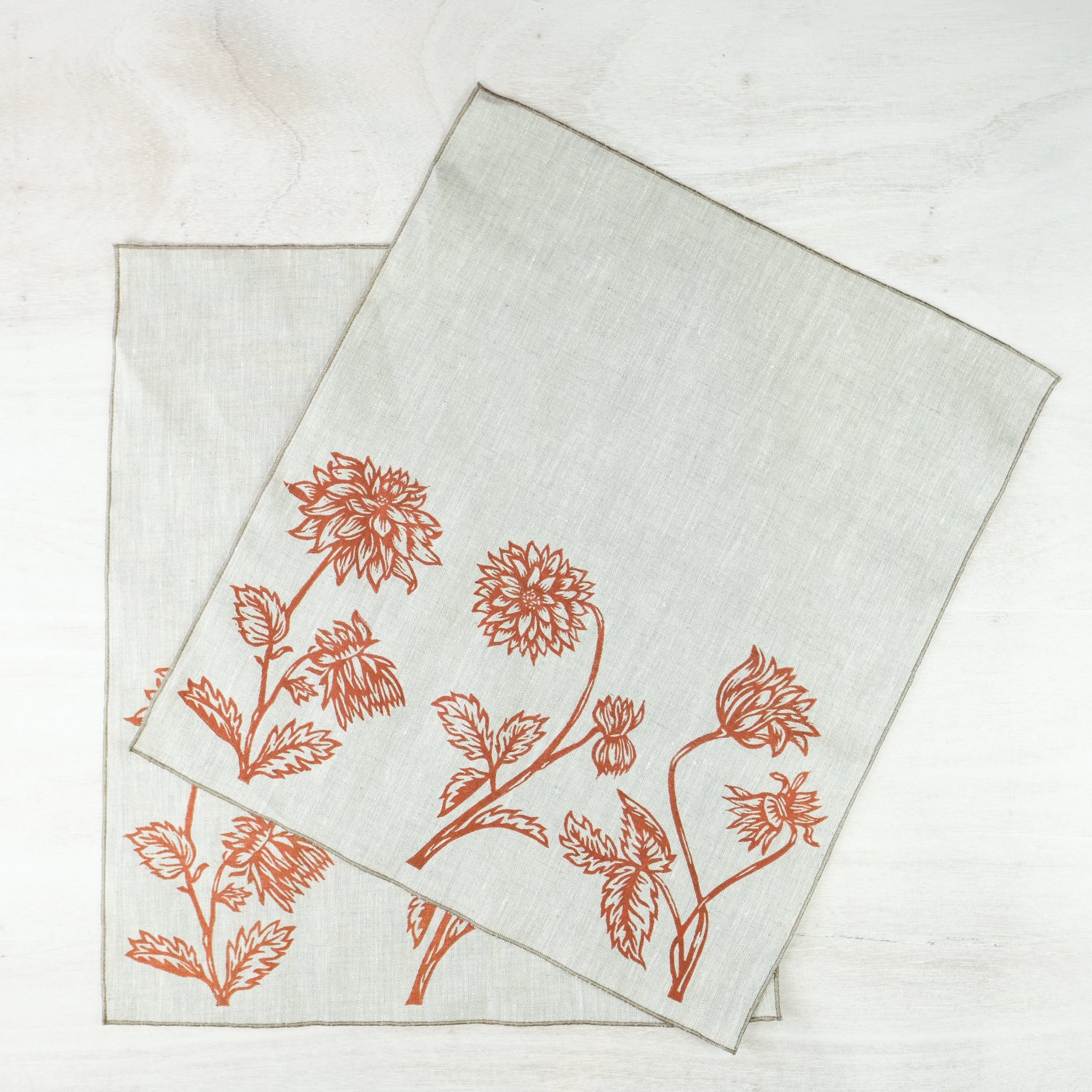 Linen Tea Towel Set - Papillon Press