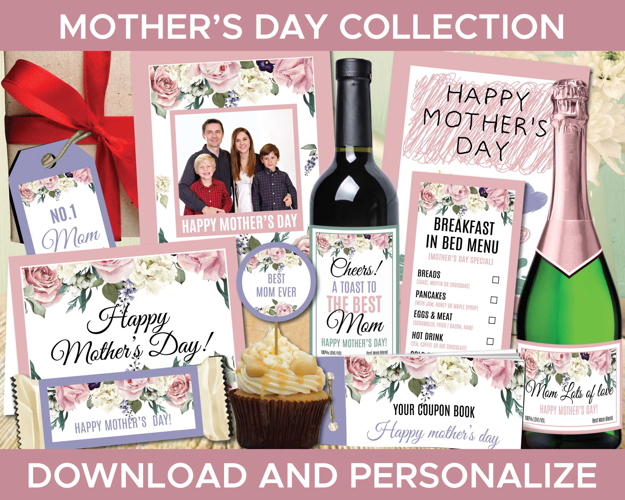 mother s day wine label funtastic idea