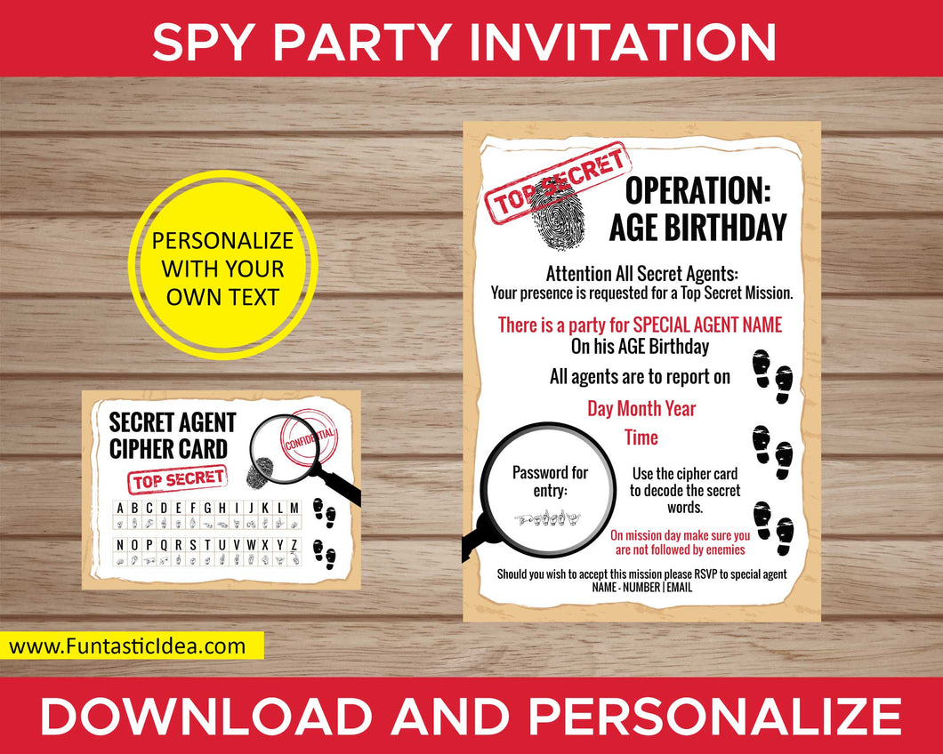 spy-party-invitation-uniquely-designed-easily-personalized