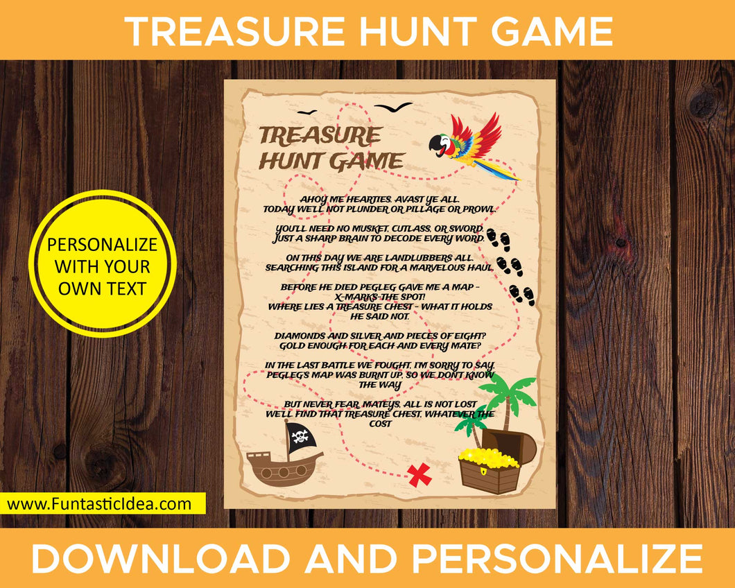 facebook treasure hunt game