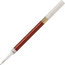 Pentel Retractable .7mm Liquid Pen Refills - 0.70 mm, Medium Point - Red Ink - Smear Proof, Smudge Proof, Glob-free, Smooth Writing, Retractable - 12 / Box