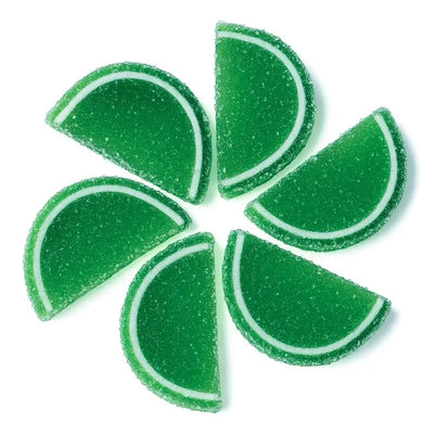 Lime Jelly Fruit Slices