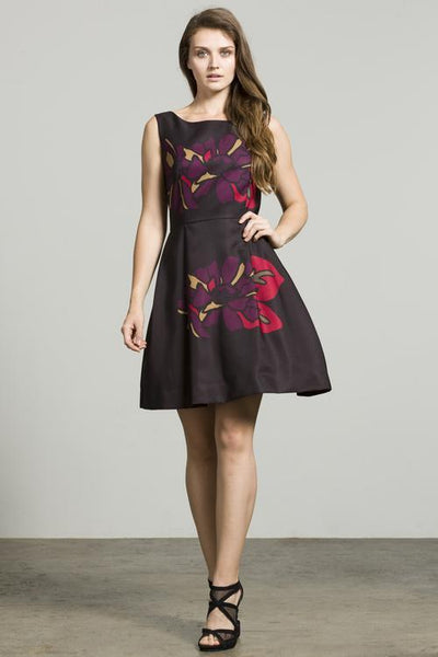 Taylor Floral Print Short Dress 8476m