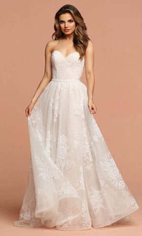 A-Line gowns with romantic lace