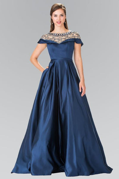 neckline ball gowns