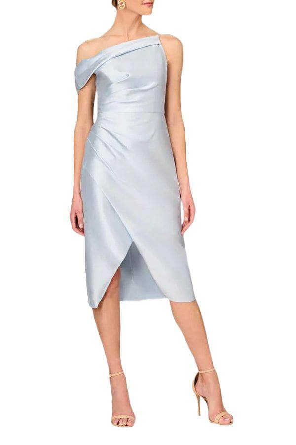 Aidan Mattox MD1E208036 - One Shoulder Wrap Dress
