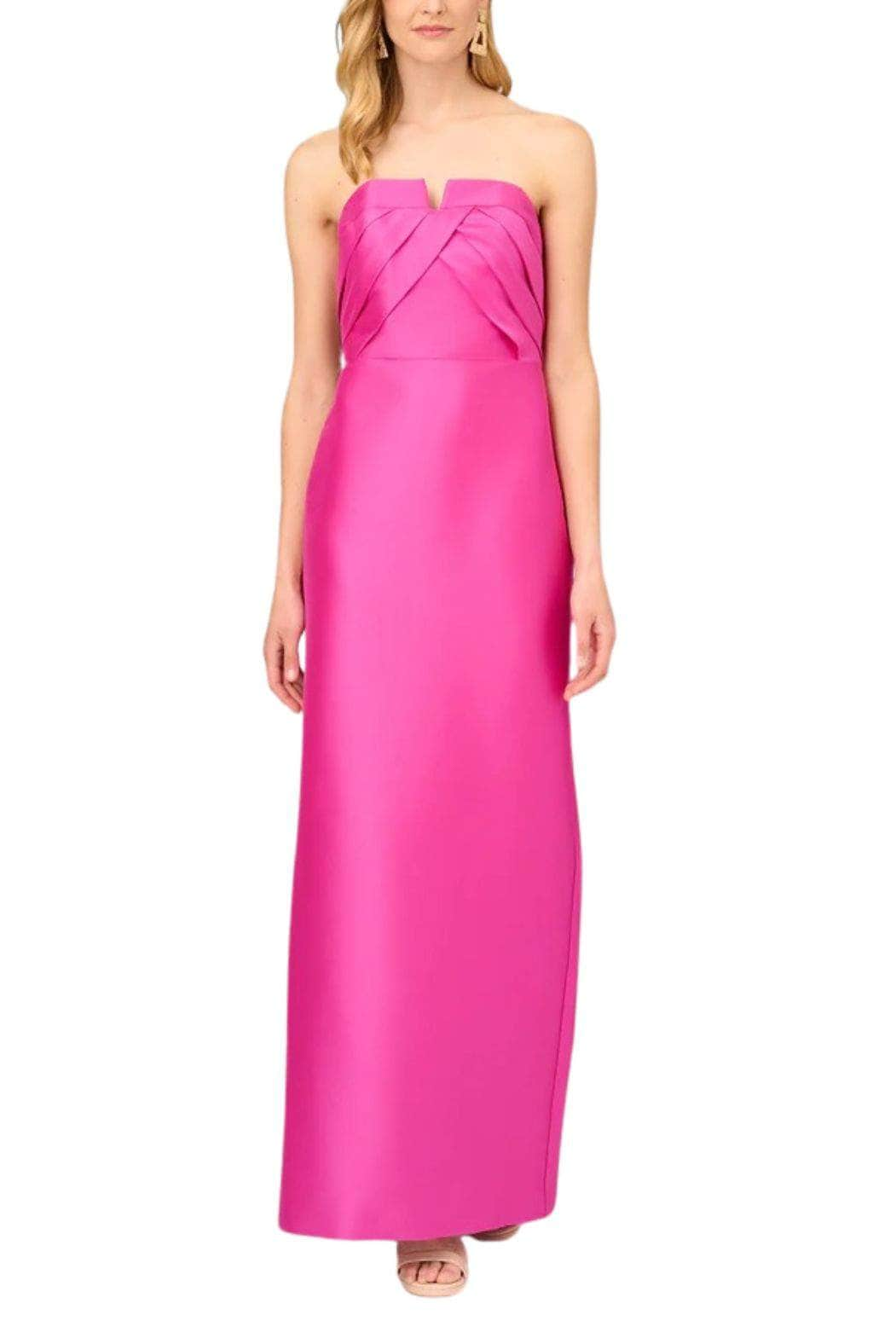 Aidan Mattox MD1E208153 - Strapless Mikado Evening Dress
