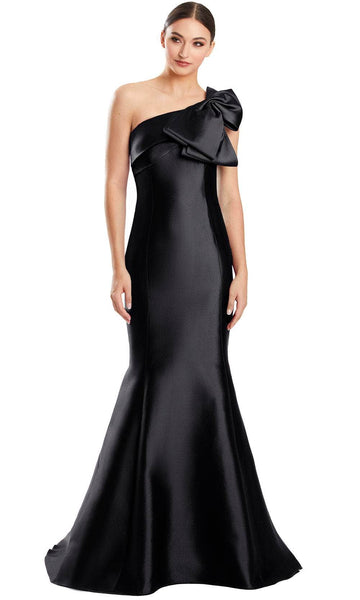 Sophisticated Pleated Asymmetric Beaded Open-Back Crystal Natural Princess Seams Waistline Mermaid Cap Sleeves One Shoulder Evening Dress with a Brush/Sweep Train With a Bow(s)