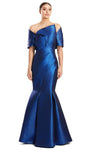 Sophisticated Sheath Mermaid Pleated Asymmetric Natural Waistline Sheath Dress/Evening Dress