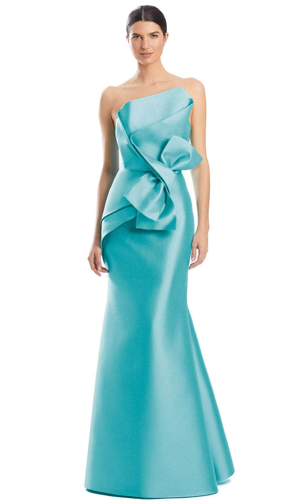 Alexander by Daymor 1952S24 - Strapless Bow Accented Prom Gown
