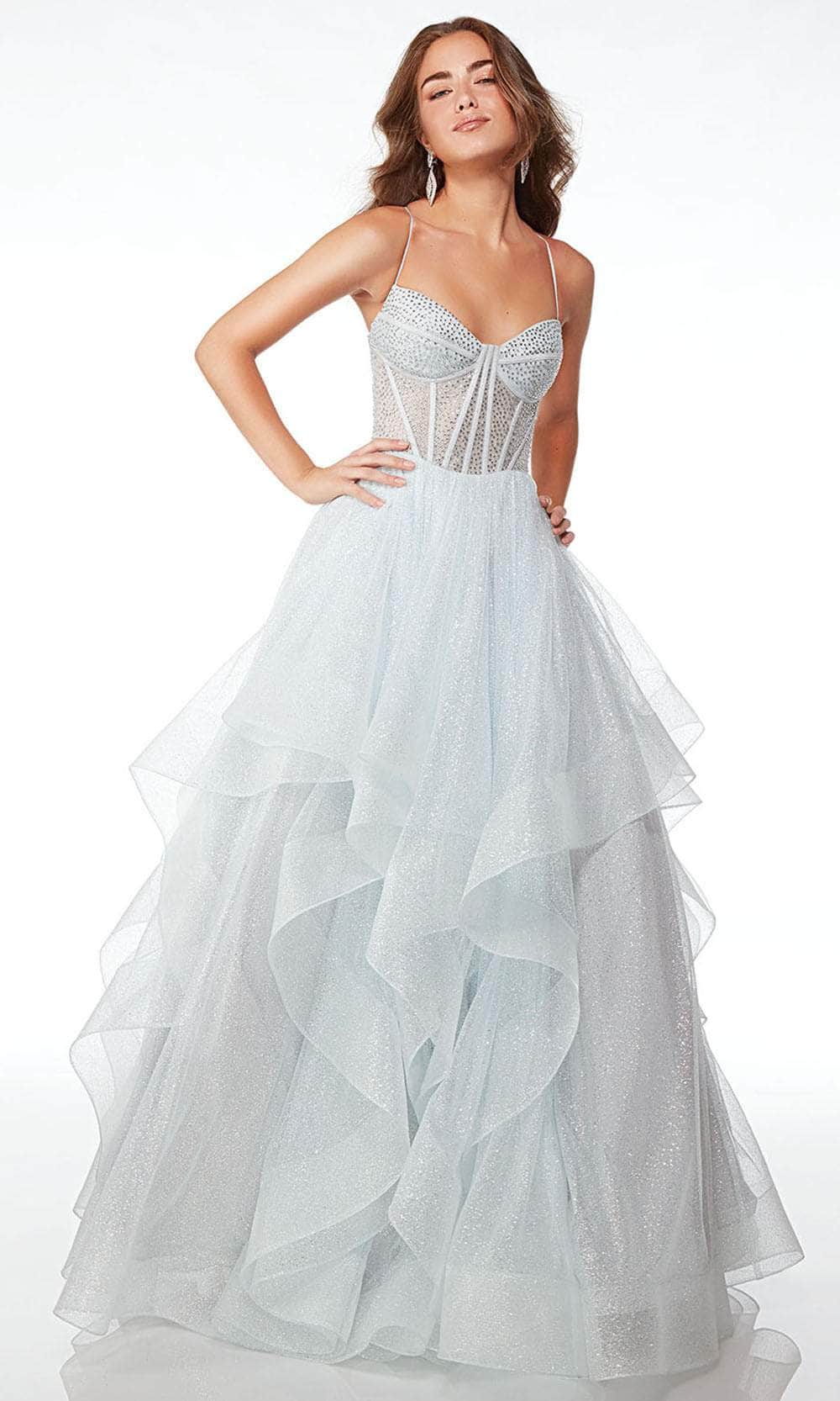 Alyce Paris 61637 - Bustier Glitter Prom Dress
