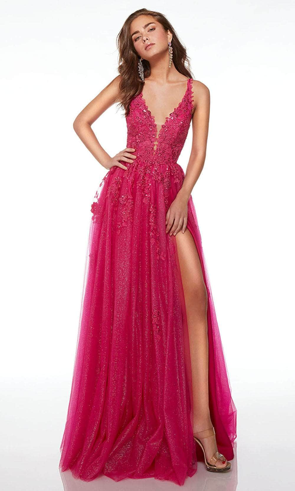 Alyce Paris 61722 - Embroidered A-line Prom Dress
