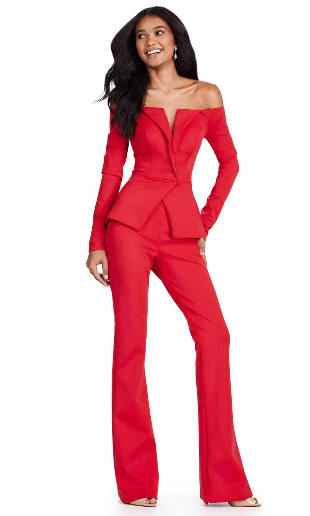 Ashley Lauren 11440 - Two-Piece Long Sleeve Jumpsuit
