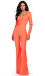 Long Sleeve Cutout Jumpsuit