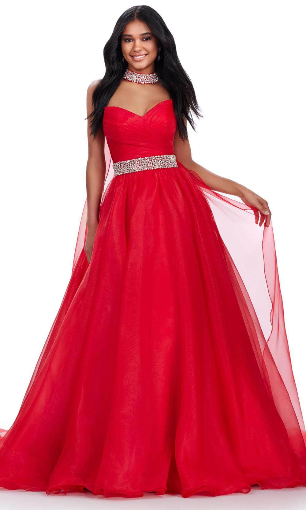 Ashley Lauren 11565 - Sweetheart Beaded Choker Ballgown
