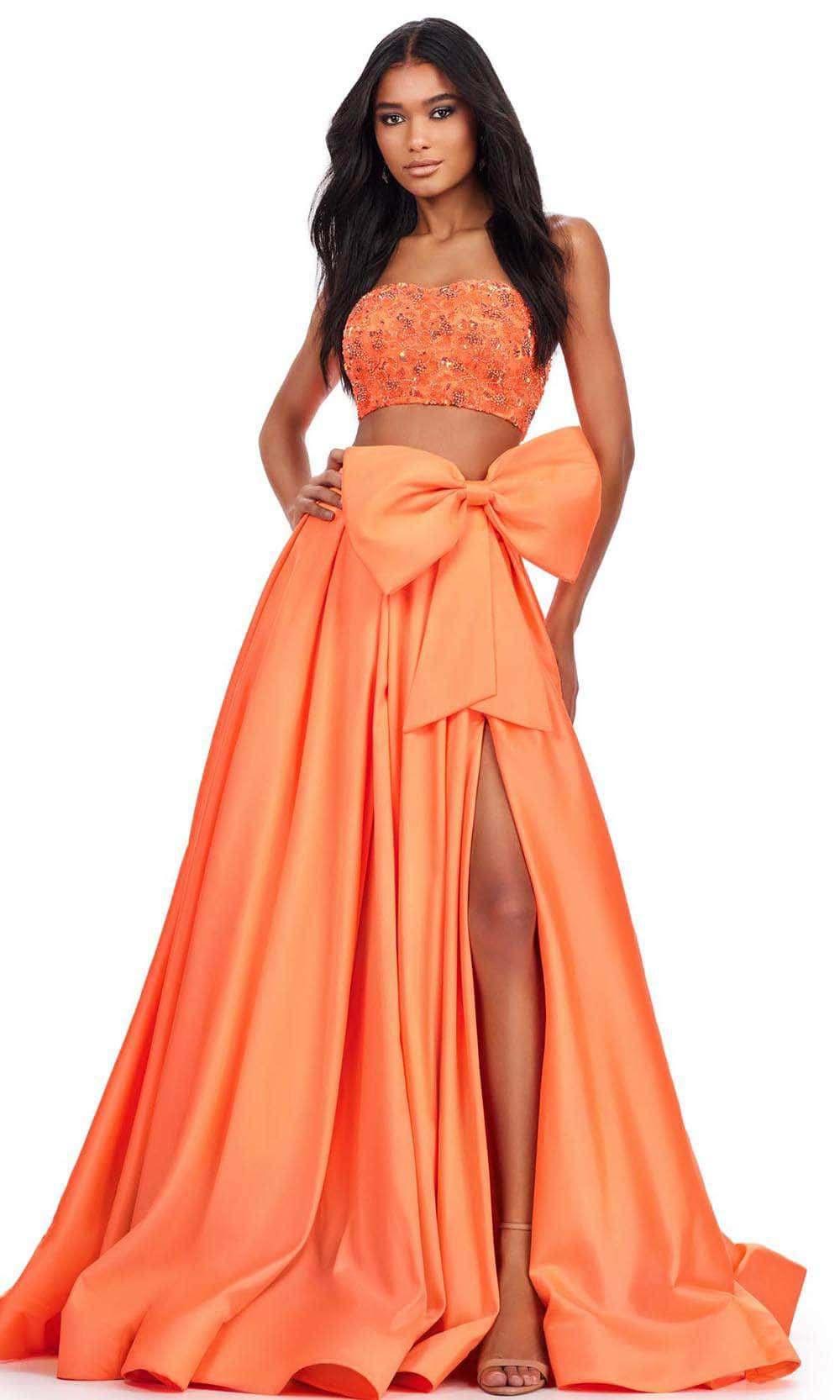 Ashley Lauren 11650 - Two Piece Semi-Sweetheart Ballgown
