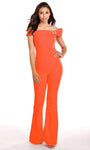 Straight Across Fitted Jumpsuit