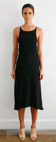  high neck black dress