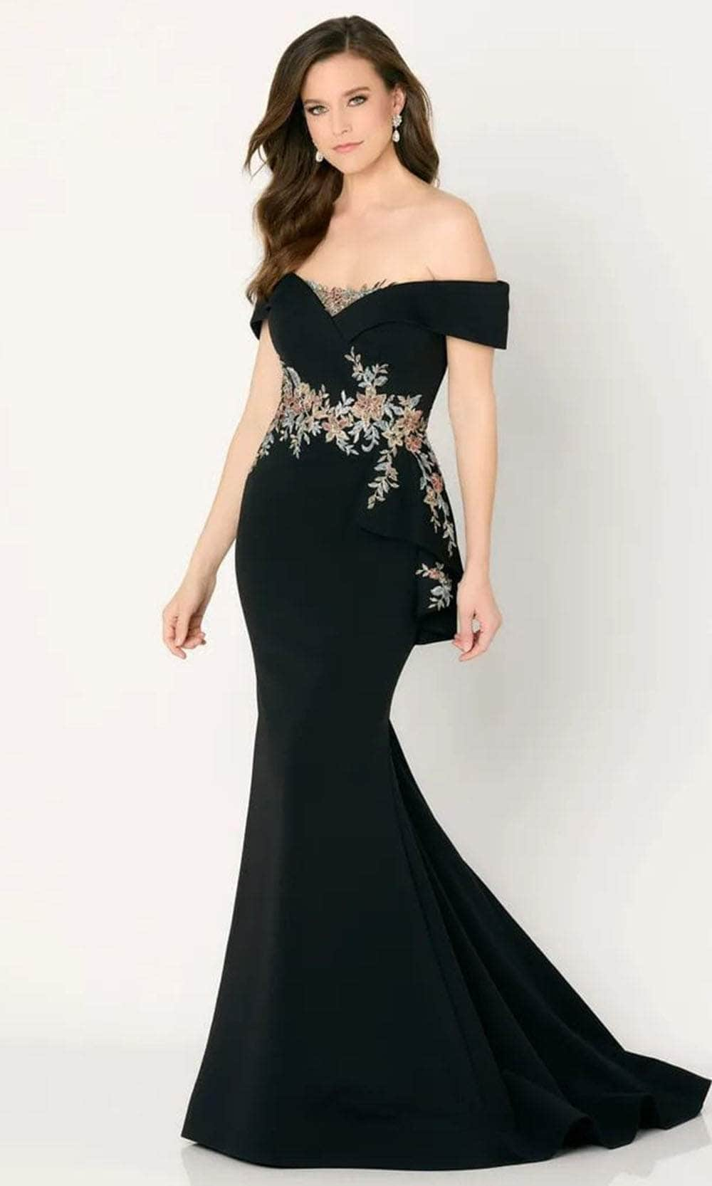 Cameron Blake CB779 - Embroidered Mermaid Evening Dress
