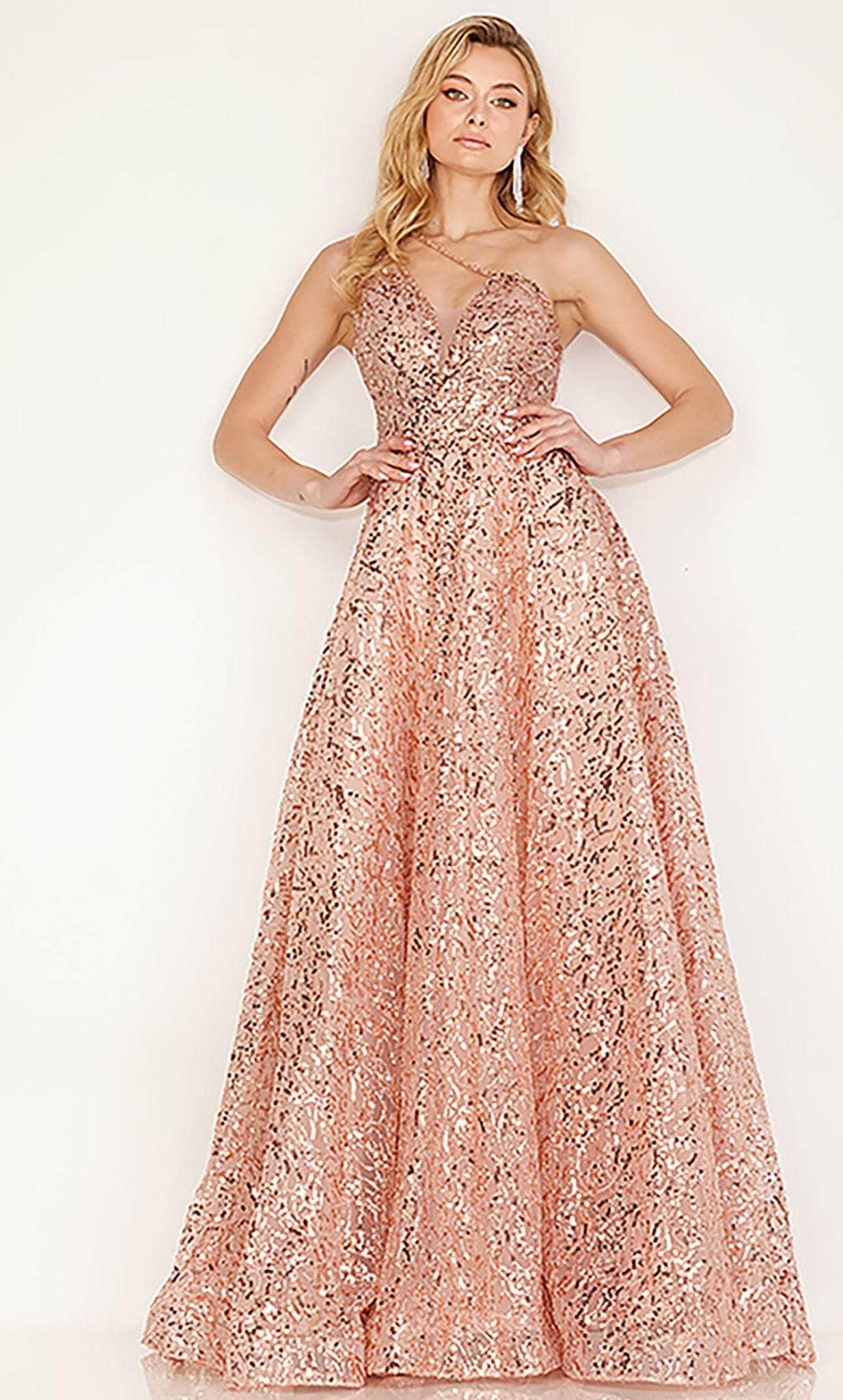 Cecilia Couture 192 - Embellished A-line Evening Gown
