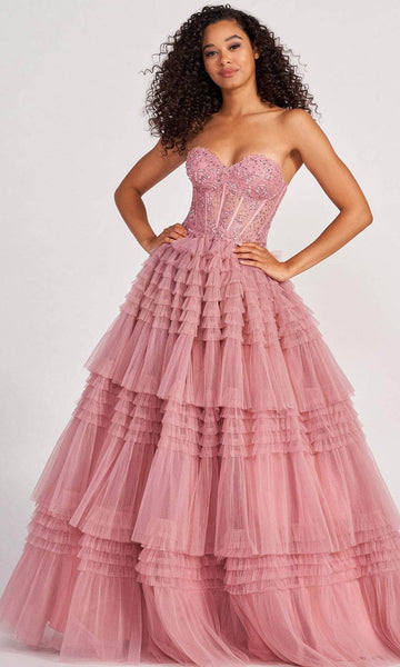 Strapless Glittering Lace-Up Back Zipper Beaded Corset Natural Waistline 2017 Sweetheart Dress With Rhinestones and Ruffles