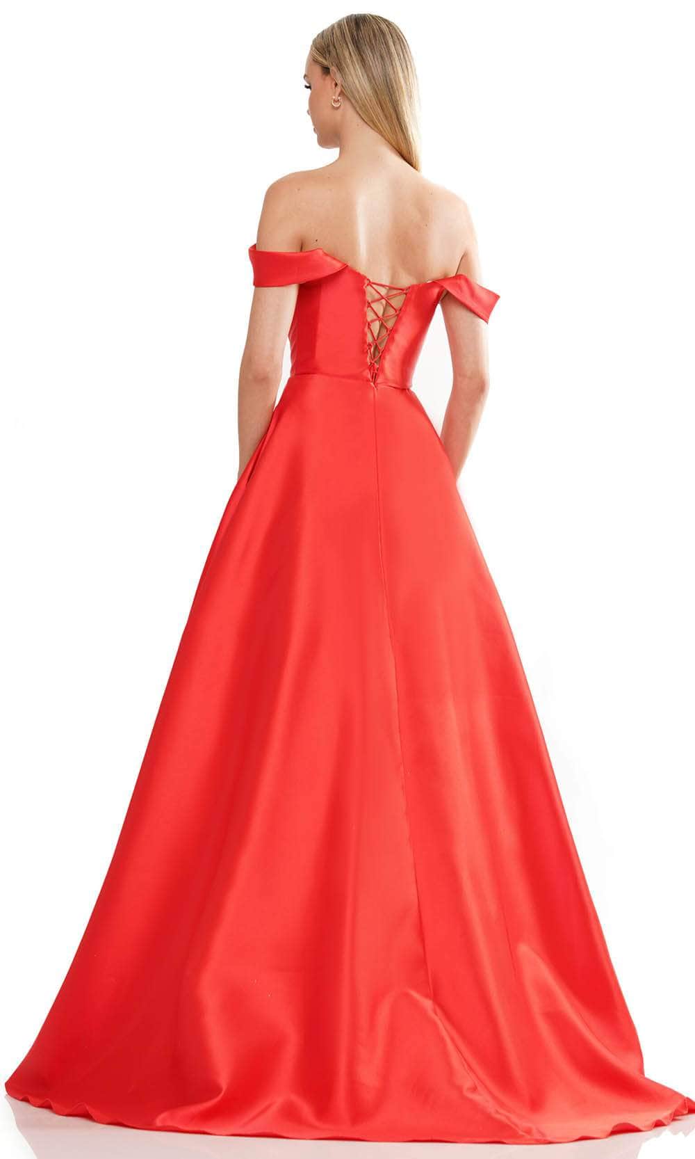 Colors Dress 3182 - Off Shoulder Mikado Prom Dress
