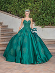 Sophisticated Sleeveless Fitted Lace-Up Applique Natural Waistline Sweetheart Floor Length Quinceanera Dress