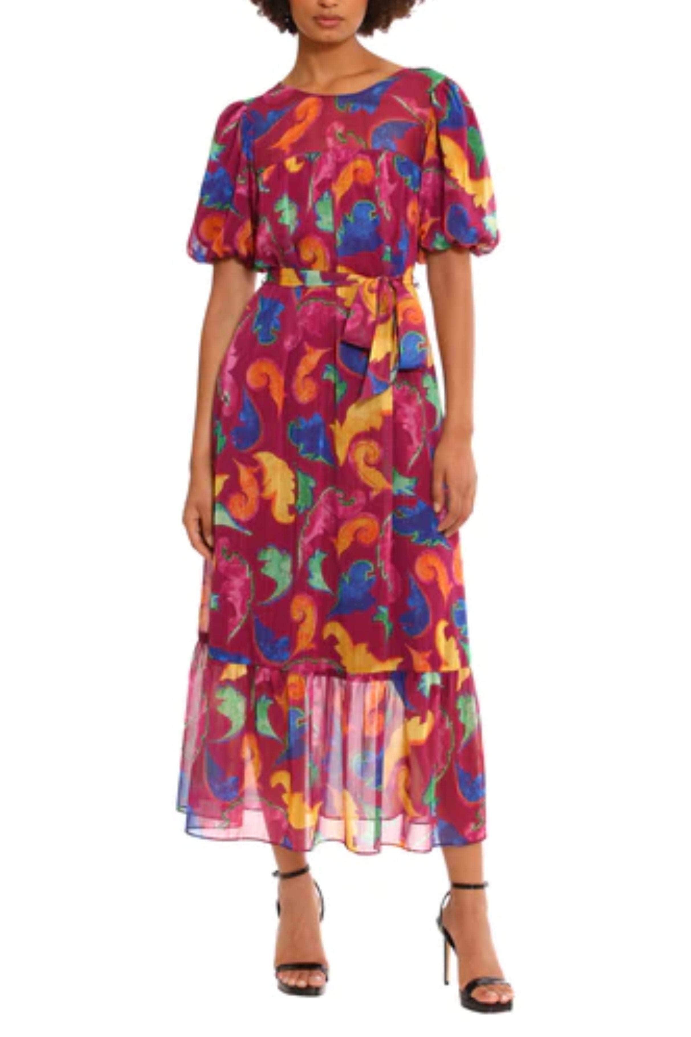 Donna Morgan D9181M - Abstract Jewel Casual Dress
