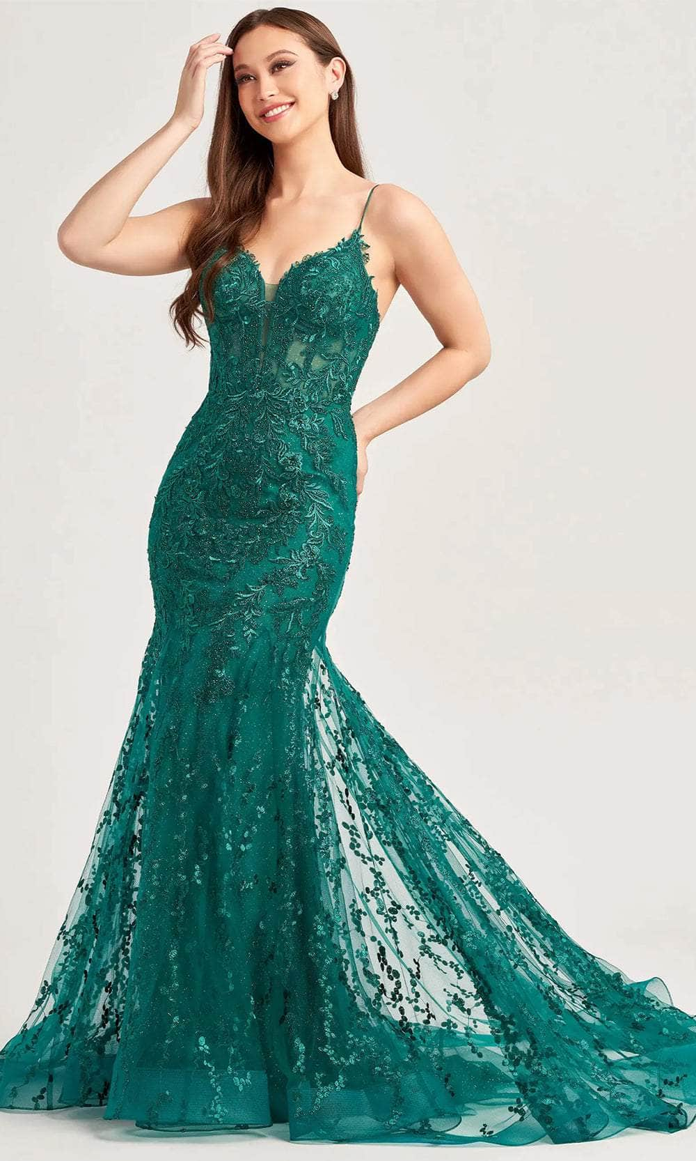 Ellie Wilde EW35010 - Corset Trumpet Evening Dress
