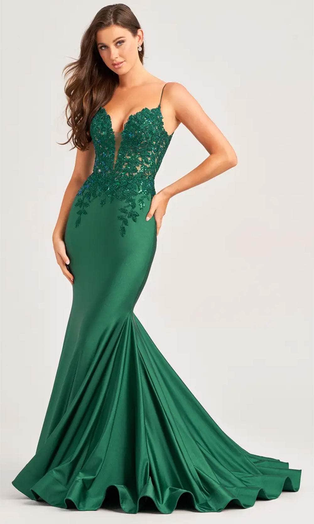 Ellie Wilde EW35237 - Embroidered Sleeveless Prom Gown
