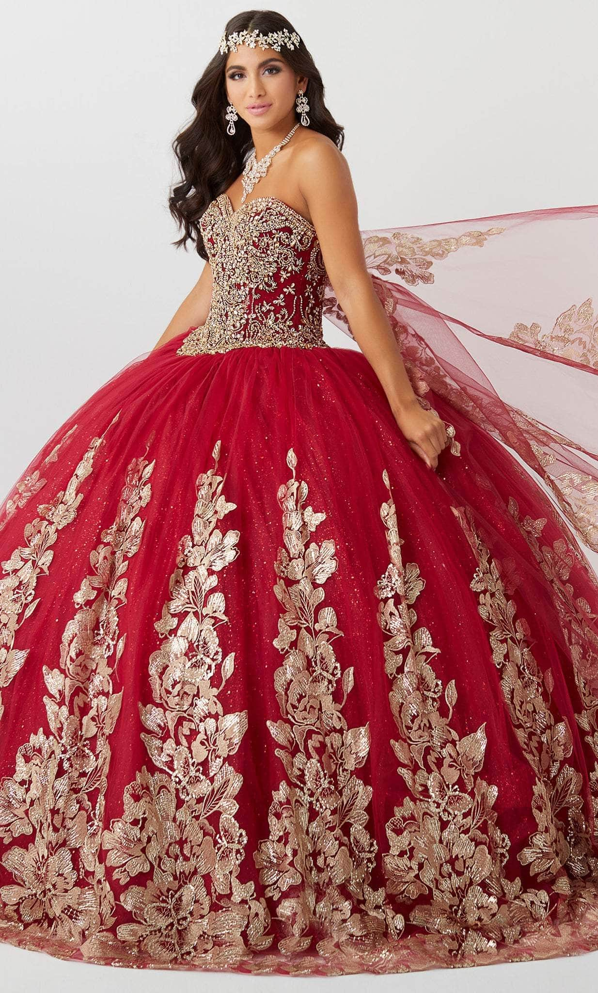 Fiesta Gowns 56468 - Strapless Highly Embellished Gown
