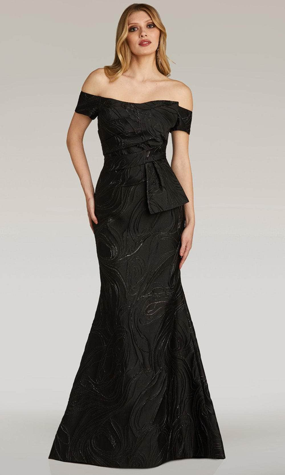 Gia Franco 12255 - Embossed Mermaid Evening Dress
