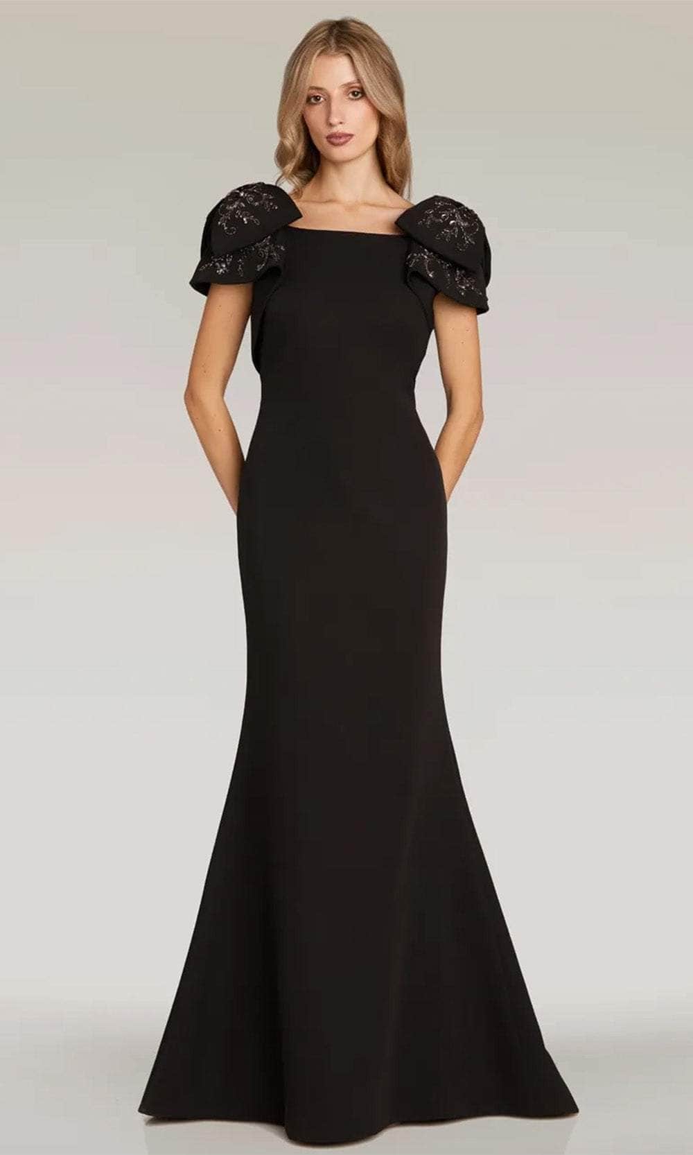 Gia Franco 12305 - Beaded Bow Evening Dress
