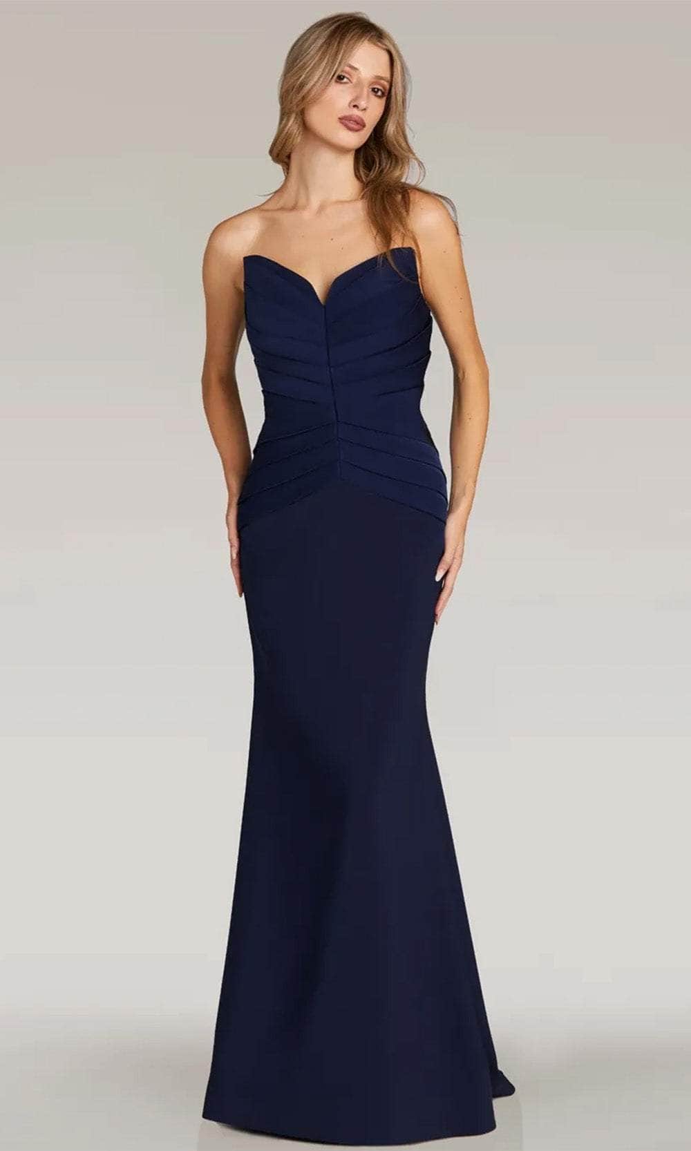 Gia Franco 12312 - Ruched Mermaid Evening Dress
