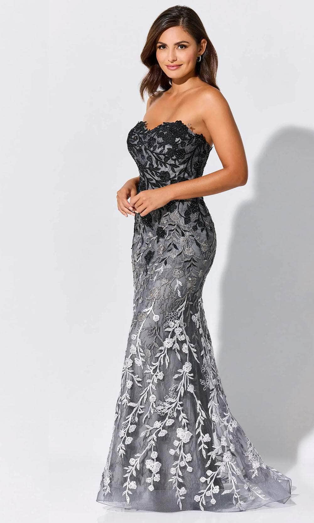 Ivonne D ID316 - Ombre Sweetheart Evening Dress
