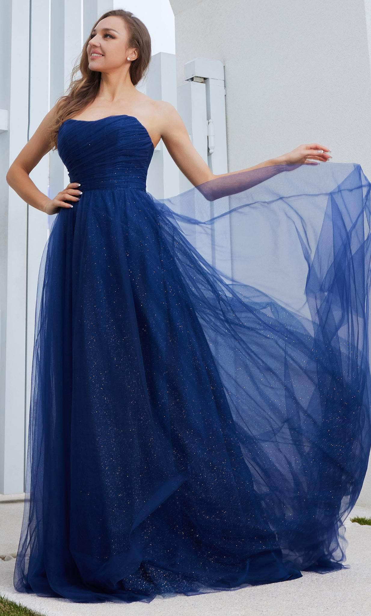 J'Adore Dresses J23038 - Sweetheart Tulle Evening Dress
