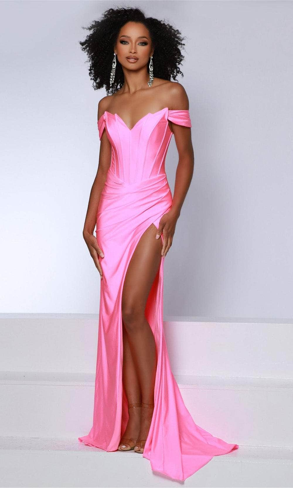 Johnathan Kayne 2823 - Off Shoulder Evening Dress
