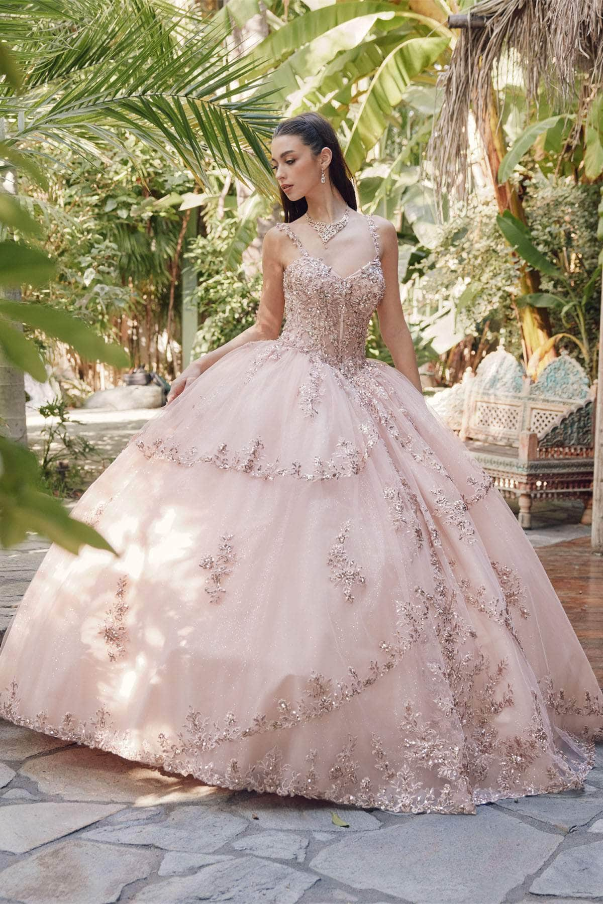 Juliet Dresses JT1450J - Sweetheart Beaded Appliqued Ballgown
