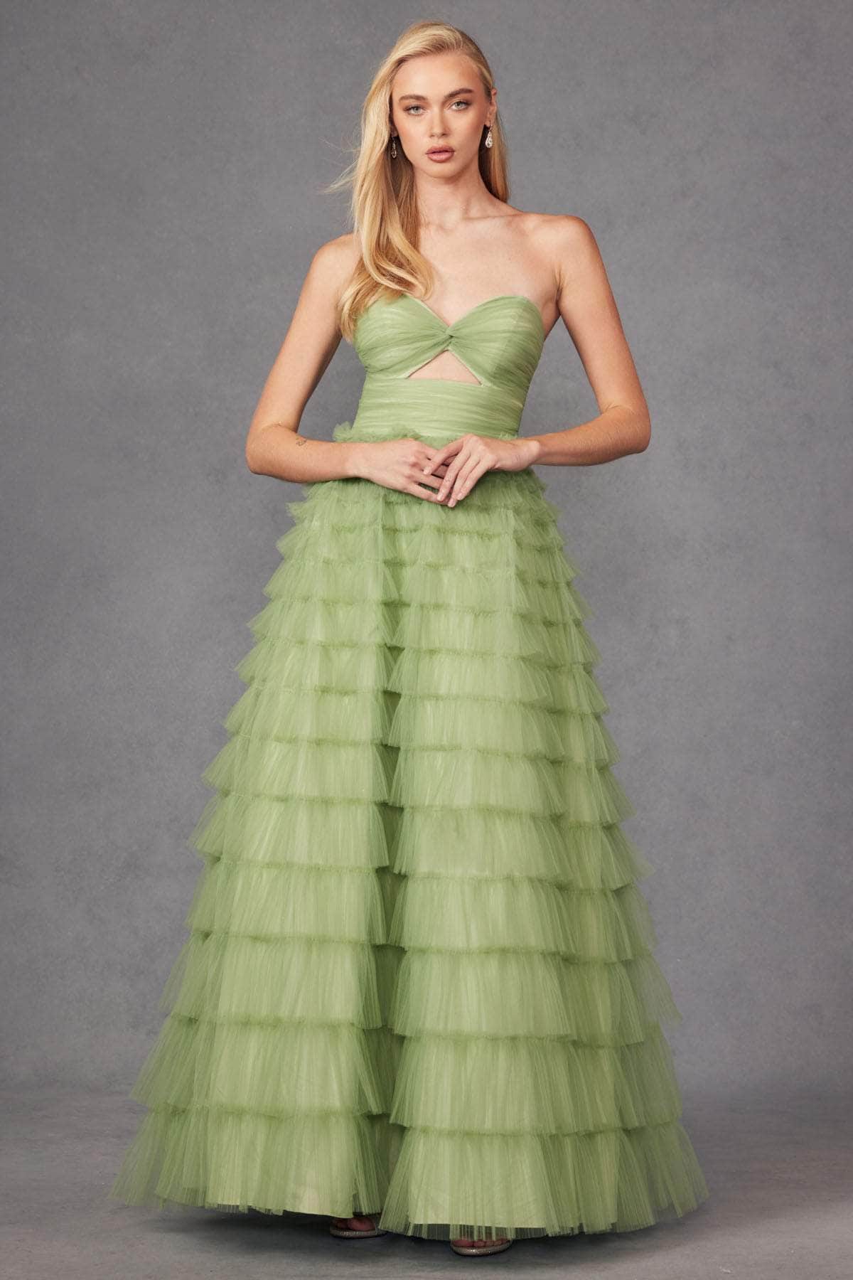 Juliet Dresses JT2456H - Sweetheart Front Keyhole Prom Gown
